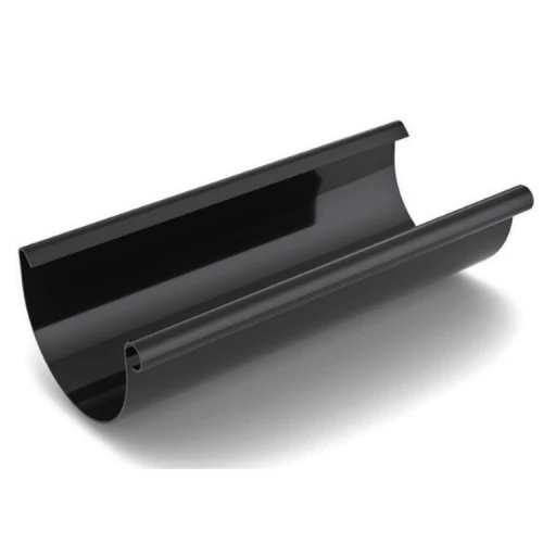 BRYZA PVC grafitowy - Rynna 75mm / 1m