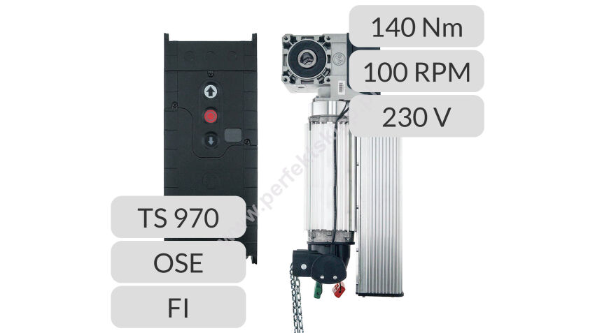 Shaft drive SE 14.100-25.40FI DES SK TS 970 OSE GfA Elektromaten – automatic set