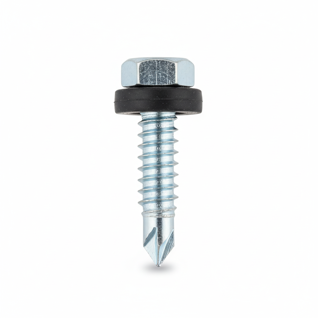 Wkręty samowiercące HEX z podkładką 4.8×19mm GT3 do stali do 3mm (op. 250 szt.)