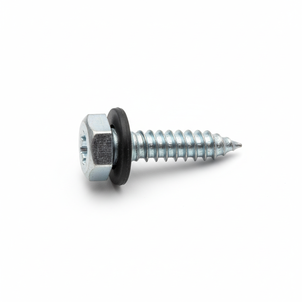 Wkręty samowiercące HEX z podkładką 5.5×25mm GT5 do stali do 5mm (op. 250 szt.)