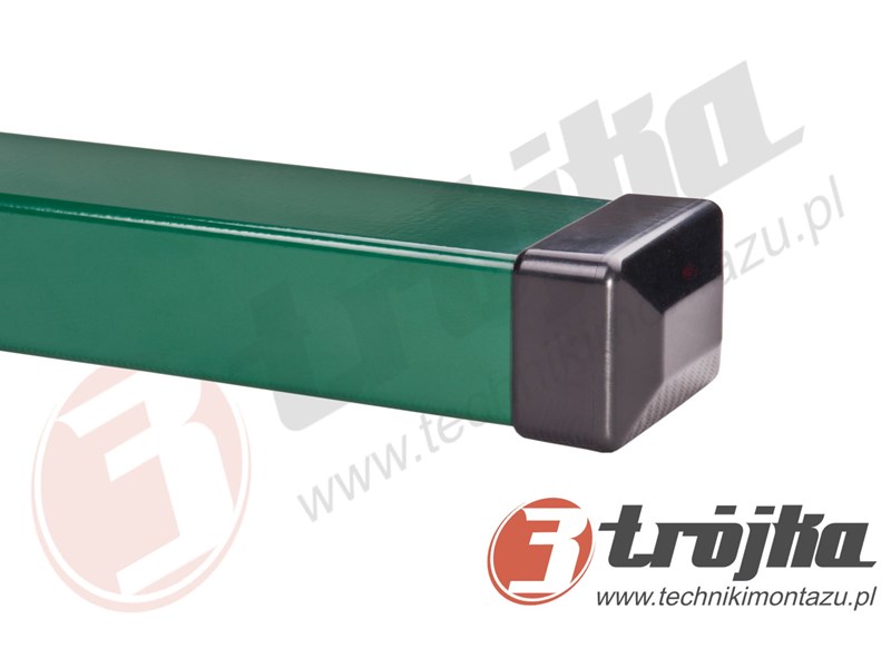 Słupek ogrodzeniowy 60×40mm 2300mm zielony