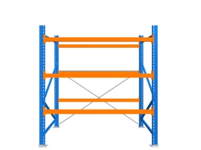 Regał paletowy PHR jednokolumnowy L=2700mm H=3000mm 0+3 Q=1000kg