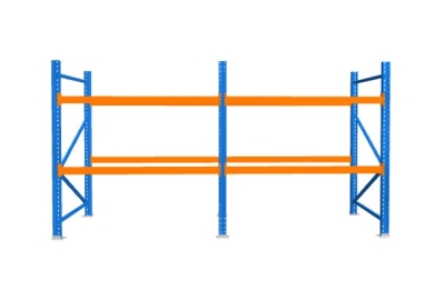 Regał paletowy PHR dwukolumnowy L=2×2700mm H=3000mm 0+2 Q=600kg