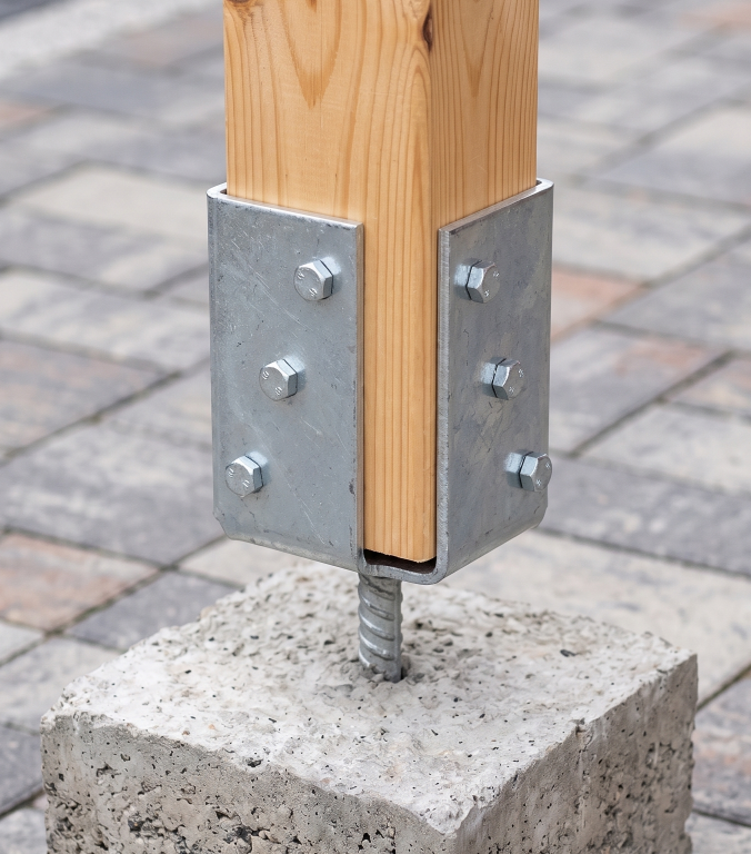 Anchor Base Foot - of the column to be embedded in concrete