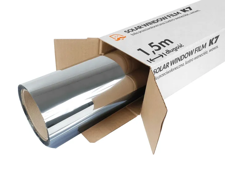 Self-adhesive Venetian mirror foil - windows, doors, glass (150 cm)